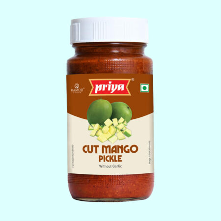 Cut Mango Pickle Without Garlic