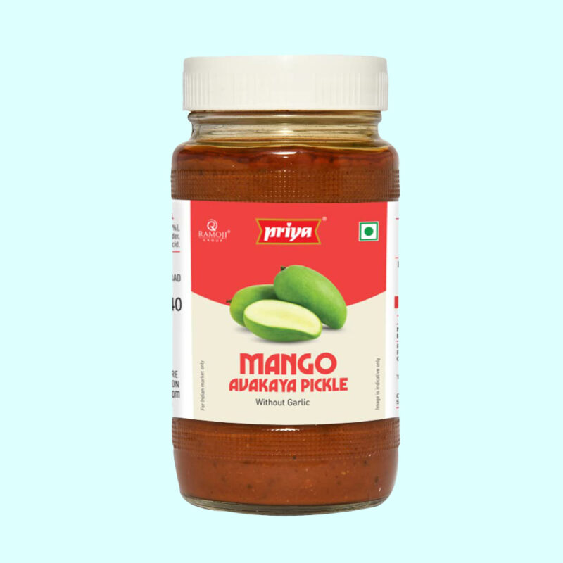 Extra Hot Mango (Avakaya) Pickle With Out Garlic