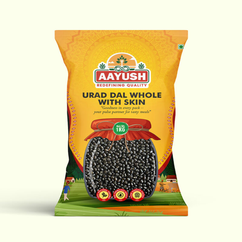 Urad Dal Whole With Skin